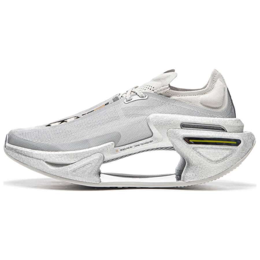 Li-Ning Li Ning Shadow 3.0 Fabric Low top BOOM Technology Long Distance Running Sprint Running Shoes Unisex Silver