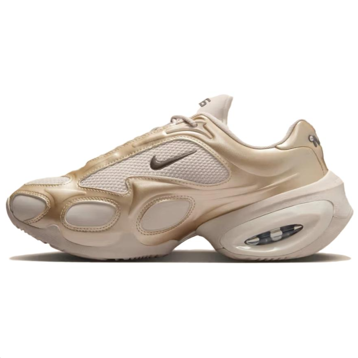 Nike Nike Air Max Muse Comfortable Breathable Low top Casual Shoes Women's Beige Yellow