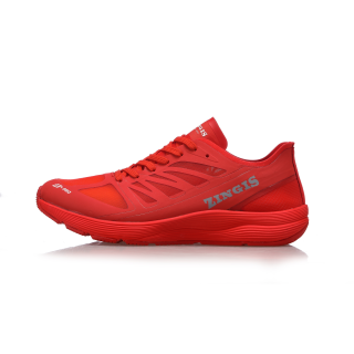 ZINGIS Cushioning Slip Resistant Cushioning Slip Resistant Mid top Running Shoes Unisex China Red