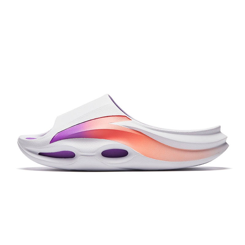 Anta EVA Quiet Slide Slippers Men's White Purple