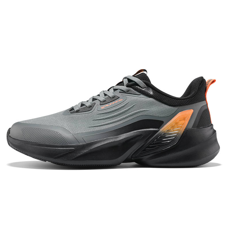 361° Rain Screen Cushioning Waterproof Low top Casual Running Shoes Men's Gray Black