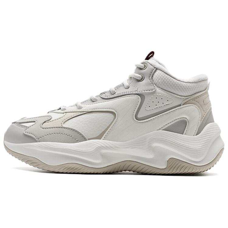 XTEP Lightning 5.0 Fleece Lined Comfortable Fashion Slip Resistant Thermal Lightweight Mid top Casual Shoes Women's