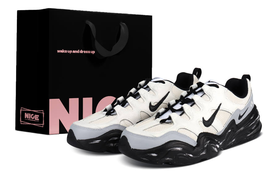 Nike Nike Tech Hera Abrasion Resistant Low top Casual Shoes Unisex Beige Yellow