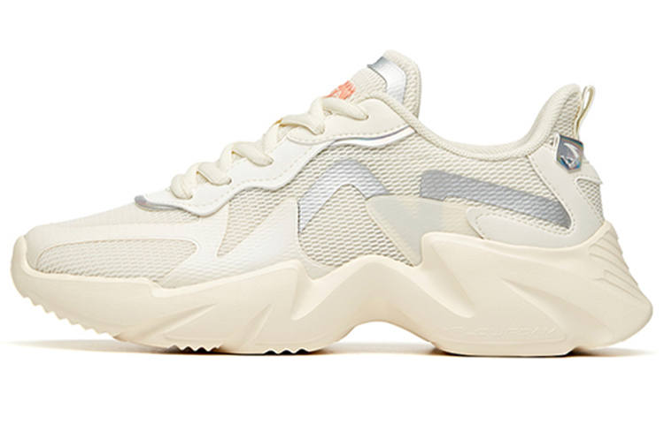 Anta Running Collection Vintage Low top Running Shoes Women's Light Beige White