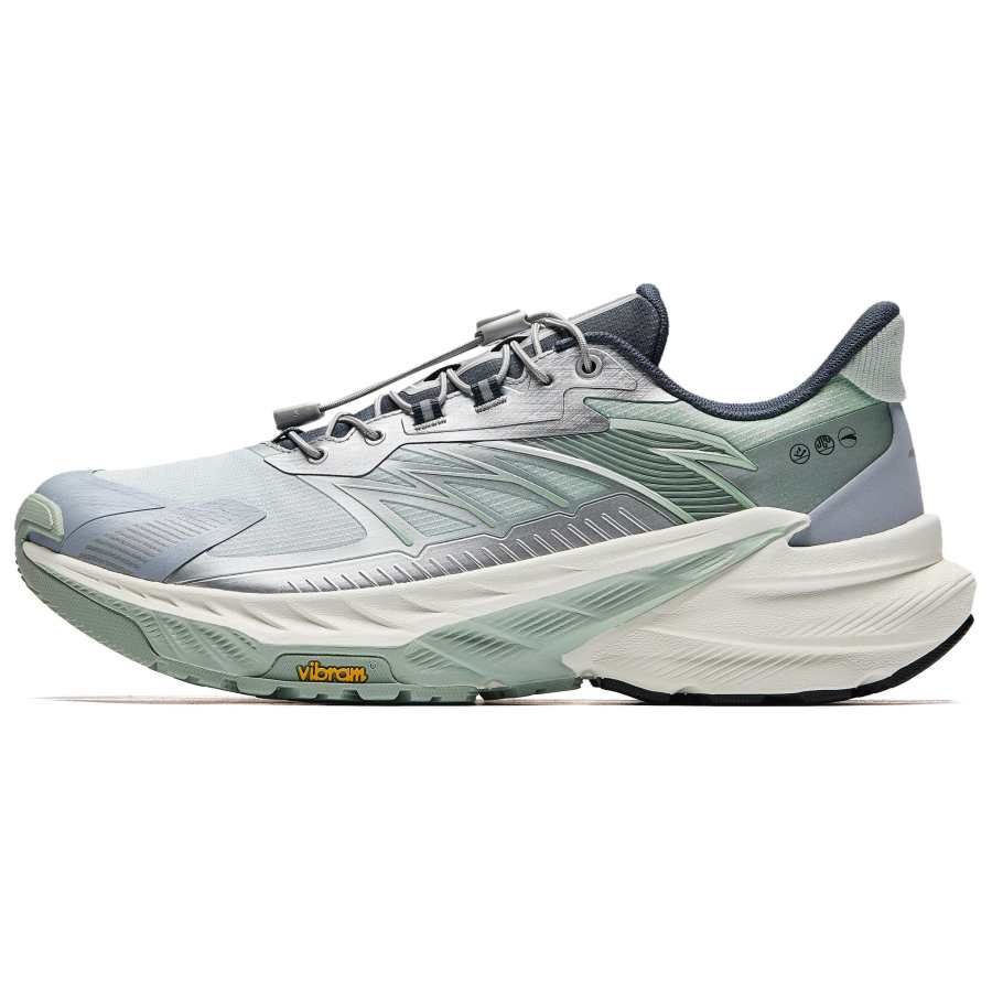 Anta Low top Trail Running Shoes Men's Gray Blue Green