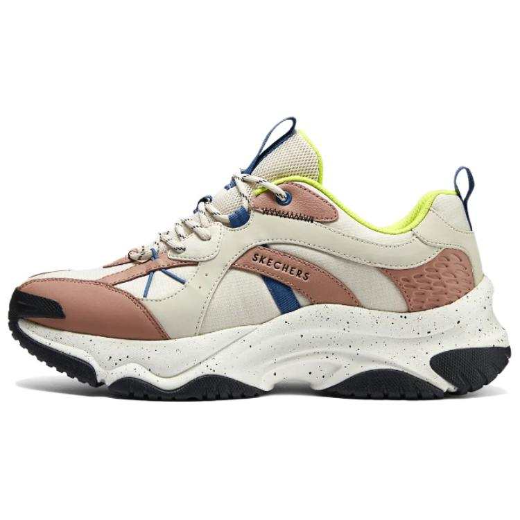 Skechers Street Cushioning Abrasion Resistant Cushioning, Wear Resistant Low top Running Shoes Men's White Brown