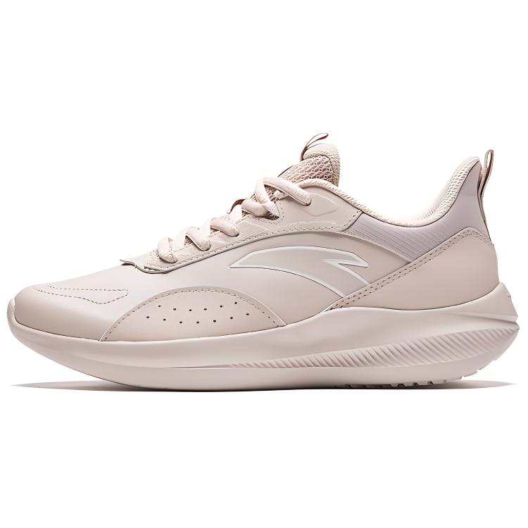 Anta Textile, Leather Low top Running Shoes Women's Lotus Gray