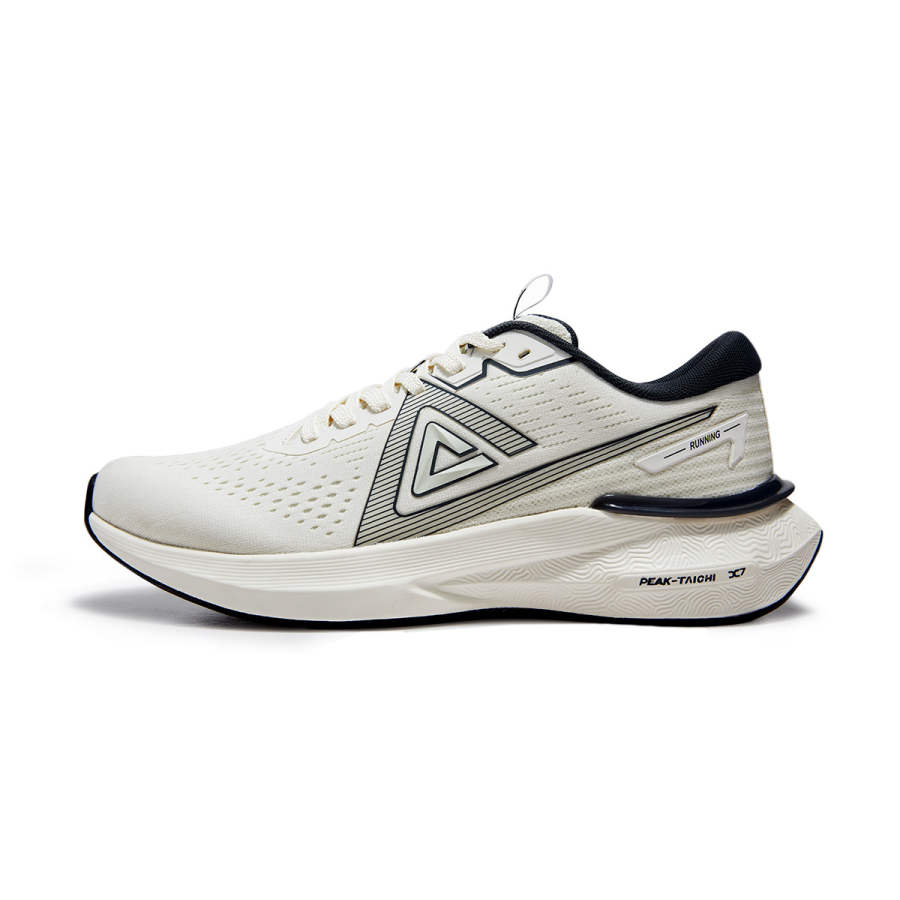 PEAK Taichi X7 Fabric Cushioning Slip Resistant Low top Running Shoes Women's White Gray
