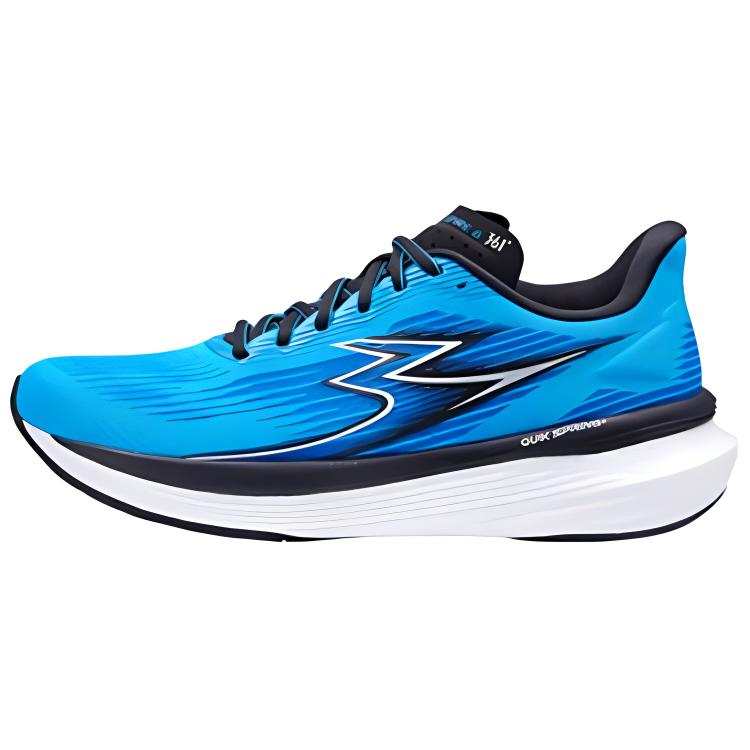 361° SPIRE6 Slip Resistant Abrasion Resistant Slip Resistant Abrasion Resistant Low top Running Shoes Men's Blue White