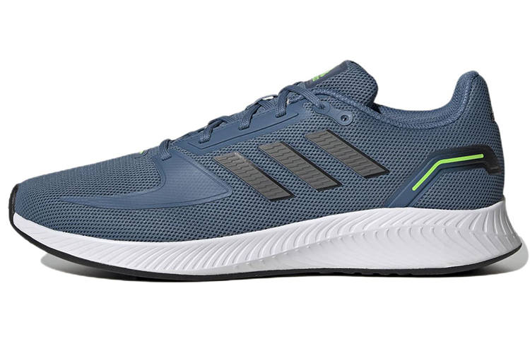 Adidas Adidas Run Falcon 2.0 Comfortable Abrasion Resistant Cushioning Low top Running Shoes Men's Teal