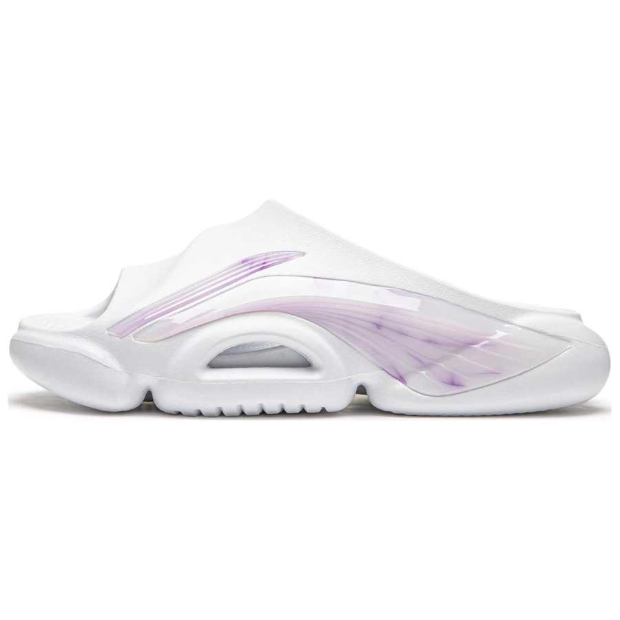Li-Ning Li Ning BADFIVE Slide Slippers Women's White Purple