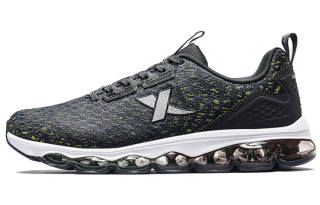 XTEP Generation 1 Air Cushion Low top Running Shoes Men's Black Green