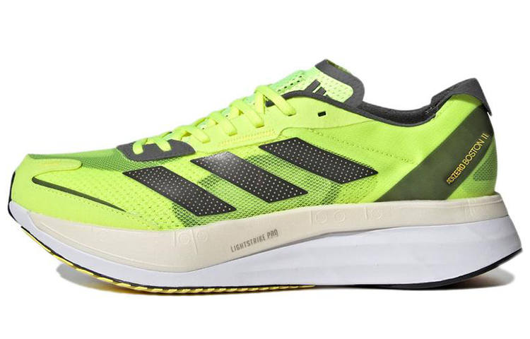 Adidas Adidas Adizero Boston 11 Running Shoes Men's Low Top Green