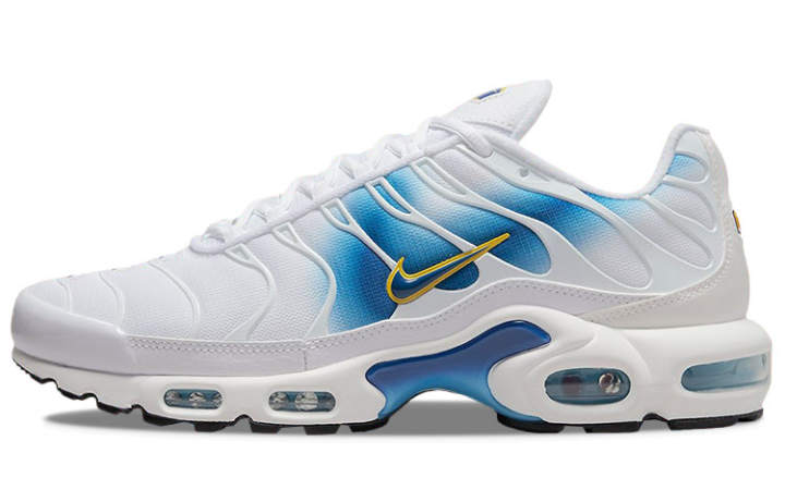 Nike Nike Air Max Plus Spray Paint Swoosh White Blue