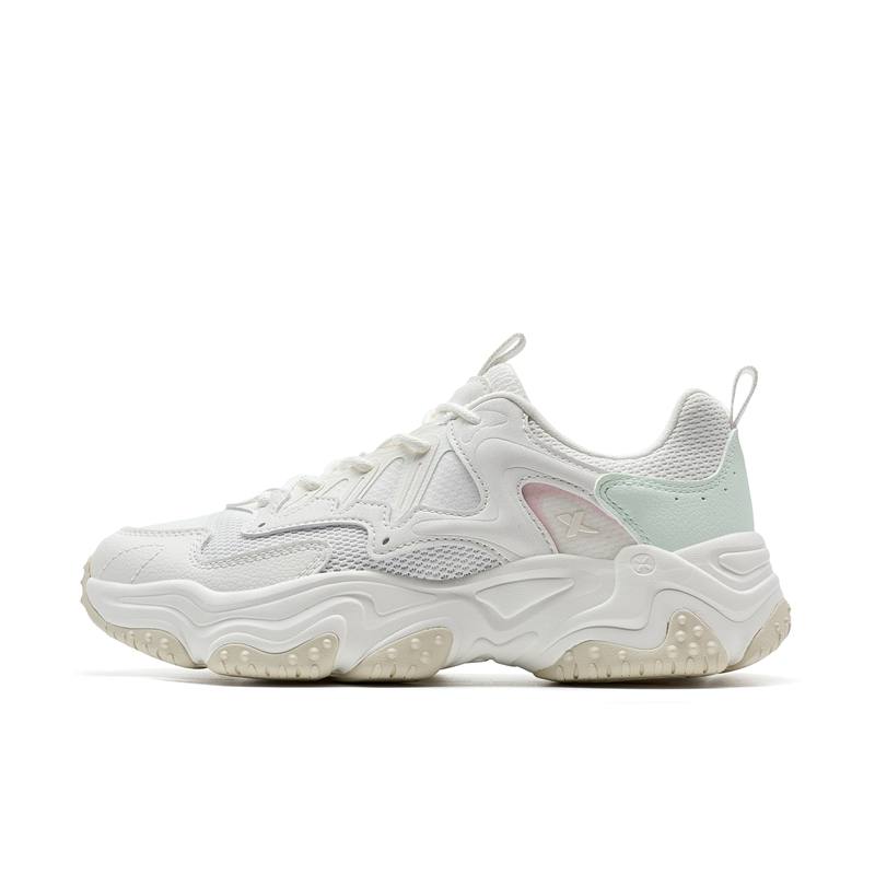 XTEP Nomadic Trendy Abrasion Resistant Lightweight Wear resistant And Lightweight Low top Casual Shoes Women's