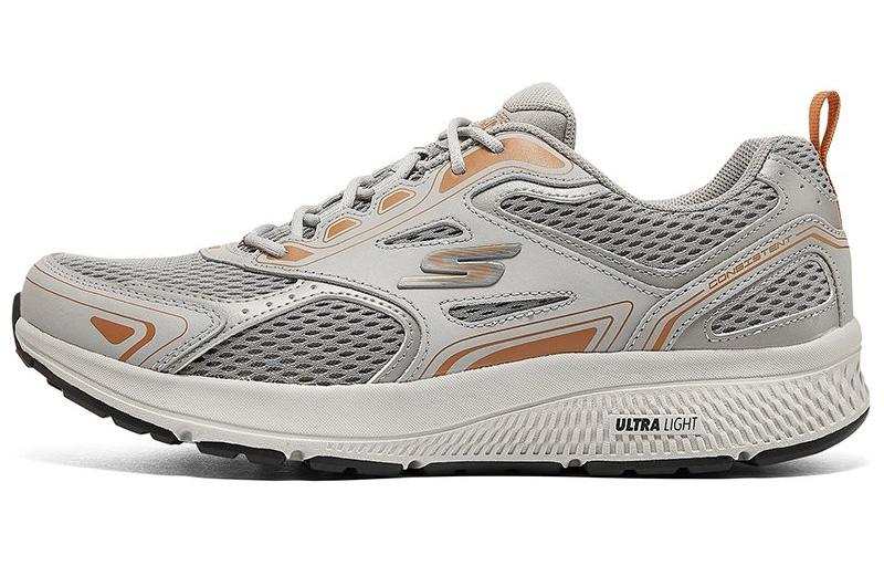 Skechers Go Run Consistent Textile, Synthetic Leather Cushioning Abrasion Resistant Cushioning, Wear Resistant Low top