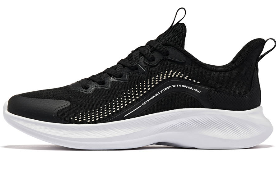 QIAODAN Cushioning Slip Resistant Abrasion Resistant Slip Resistant Abrasion Resistant Low top Running Shoes Men's