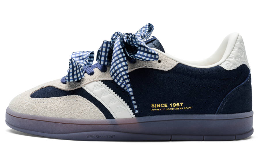 Kappa Authentic Platform Shoes Back to Back German Army Trainers Women's Midnight Blue