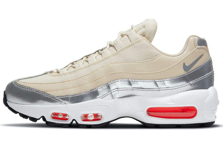 Nike Nike 3M X Nike Air Max 95 'Creamyellow Silver' Women's