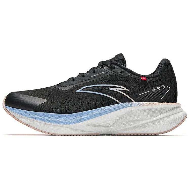 Anta Champion 3 Cushioning Abrasion Resistant Rebound Low top Running Shoes Women's Black