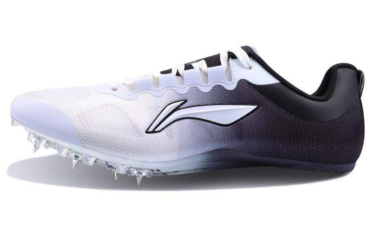 Li-Ning Li Ning Cushioning Slip Resistant Abrasion Resistant Low top Running Shoes Unisex White Black