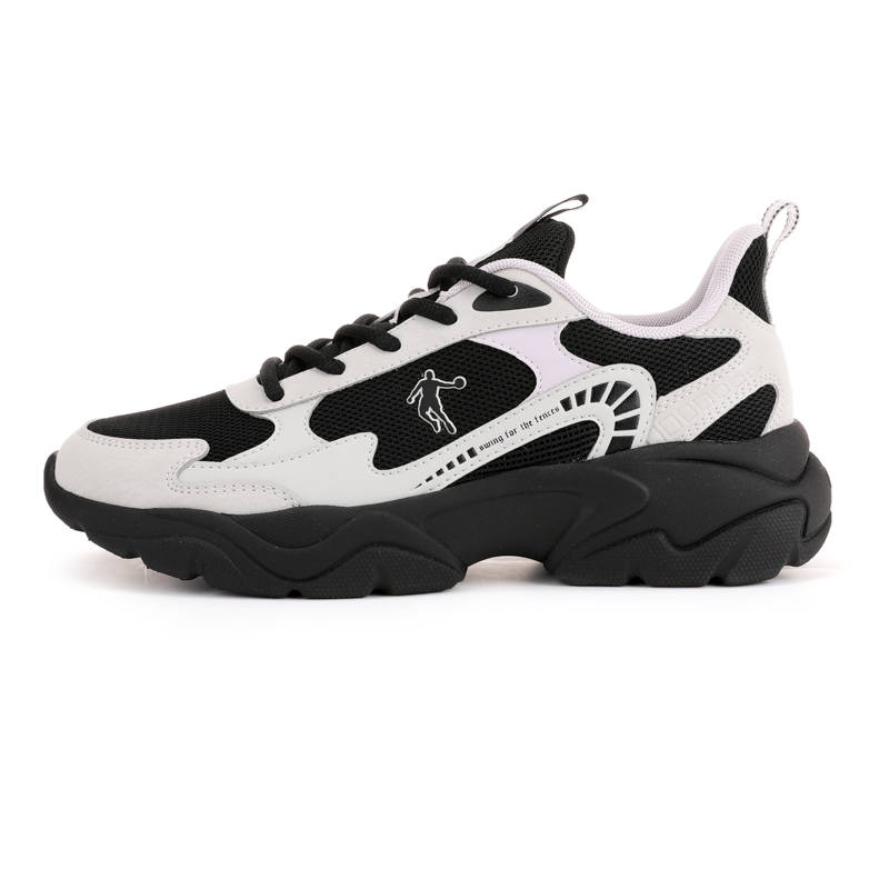 QIAODAN Low top Running Shoes Women's Black Gray