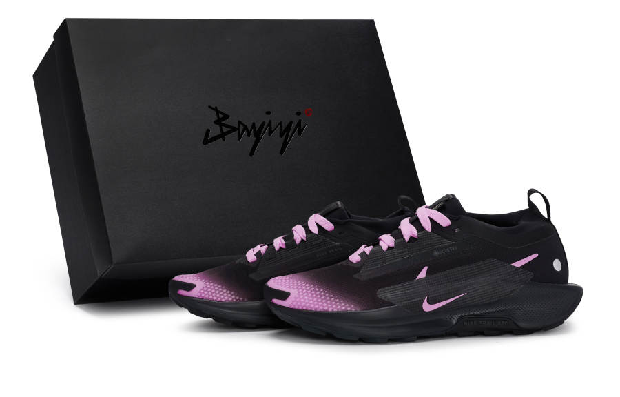 Nike Nike Pegasus Trail 5 Abrasion Resistant Abrasion Resistant Low top Running Shoes Men's Black Pink
