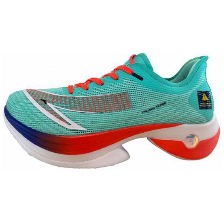 Anta C10 Pro Cushioning, Wear Resistant Low top Running Shoes Men's Green Red White