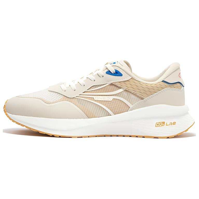 361° Slip Resistant Low top Running Shoes Men's White Orange