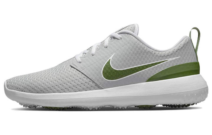 Nike Nike Roshe G Cushioning Slip Resistant Abrasion Resistant Low top Golf Shoes Men's Gray Green