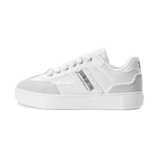 DIAMOND DESTINY CARAT Slip Resistant Cushioning Abrasion Resistant Low top Skateboard Shoes Unisex Classic White
