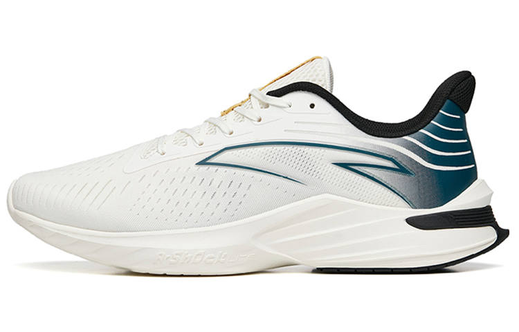 Anta DuCi1 Breathable Lightweight Breathable And Lightweight Low top Running Shoes Men's White Black Green