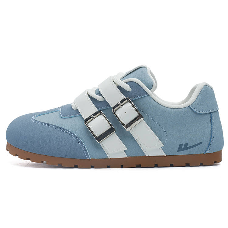 WARRIOR German Army Trainers Synthetic Leather Lightweight Low top Casual Shoes Women's Blue 1.0
