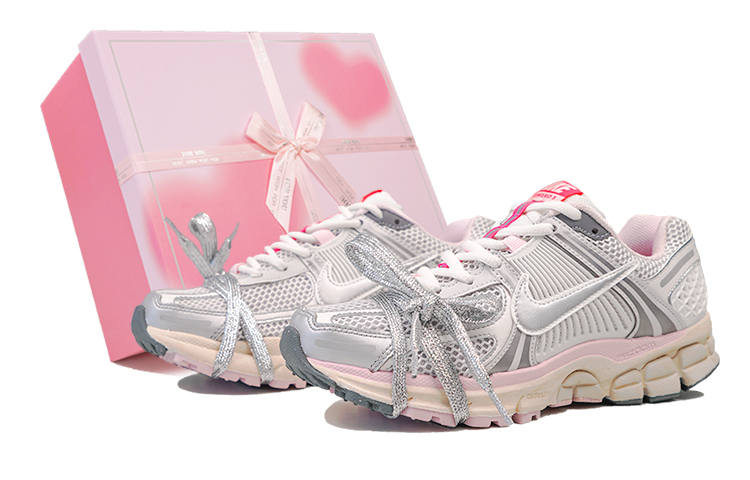 Nike Nike Zoom Vomero 5 Cushioning Slip Resistant Abrasion Resistant Breathable Low top Air Cushion Running Shoes Women's