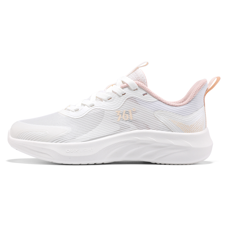 361° Abrasion Resistant Breathable Low top Casual Running Shoes Women's White