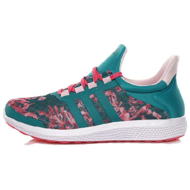 Adidas Adidas Cushioning, Wear Resistant Low top Casual Running Shoes Women's Blue Pink