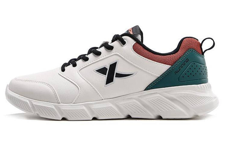 XTEP Soft Sole Textile, Synthetic Leather Cushioning Slip Resistant Abrasion Resistant Breathable Rebound Low top