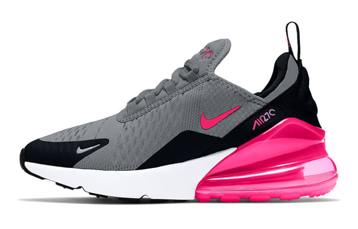 Nike Nike Air Max 270 'Grey Hyper Pink' Gs
