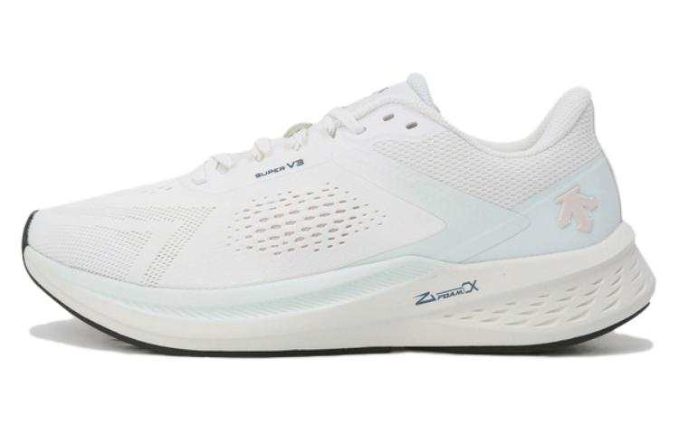 DESCENTE Mesh Cushioning Breathable Support Low top Casual Running Shoes Unisex Beige