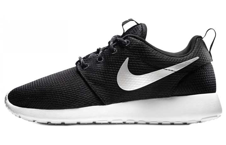 Nike Nike Roshe One Black/Metallic Platinum White Women's