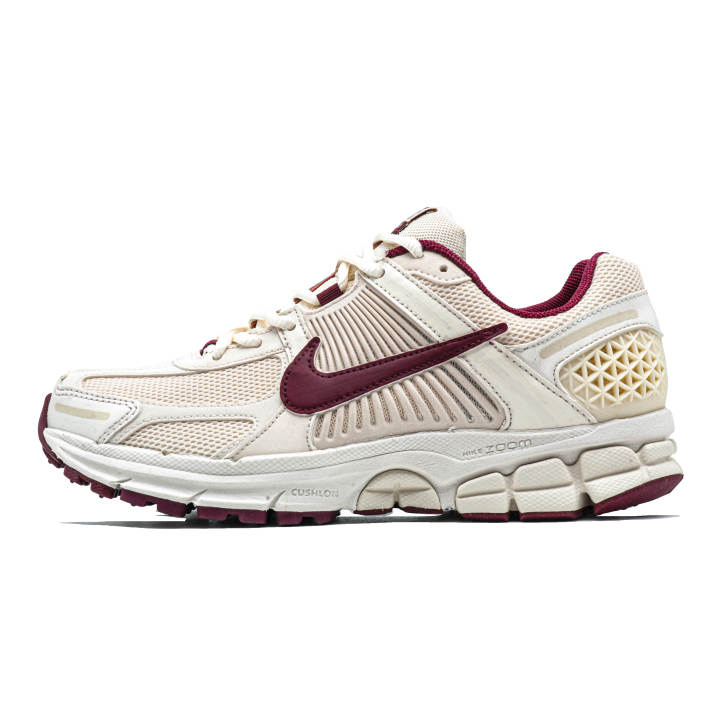 Nike Nike Zoom Vomero 5 Cushioning Slip Resistant Lightweight Low top Running Shoes Women's White Red