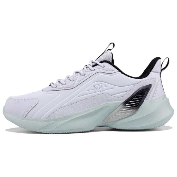 361° Slip Resistant Abrasion Resistant Low top Running Shoes Men's Gray Green