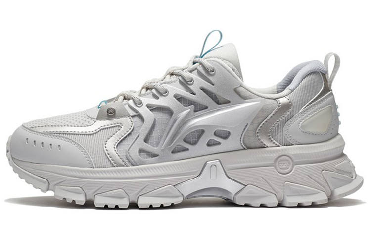 Li-Ning Li Ning Lingfeng Trendy Rebound Cushioning Rebound Cushioning Low top Running Shoes Men's Gray