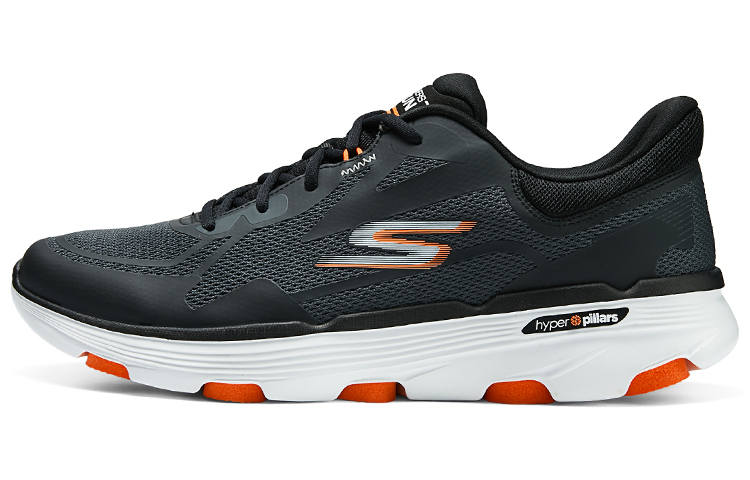 Skechers Low top Running Shoes Men's Gray Orange