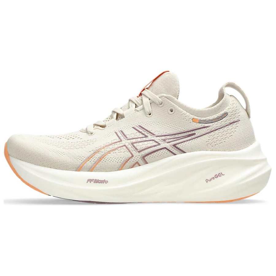 ASICS Gel Nimbus 26 Oatmeal Faded Orange Women's