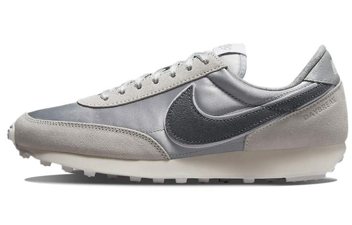 Nike Nike Daybreak Cushioning Slip Resistant Abrasion Resistant Breathable Low top Running Shoes Women's Silver Gray