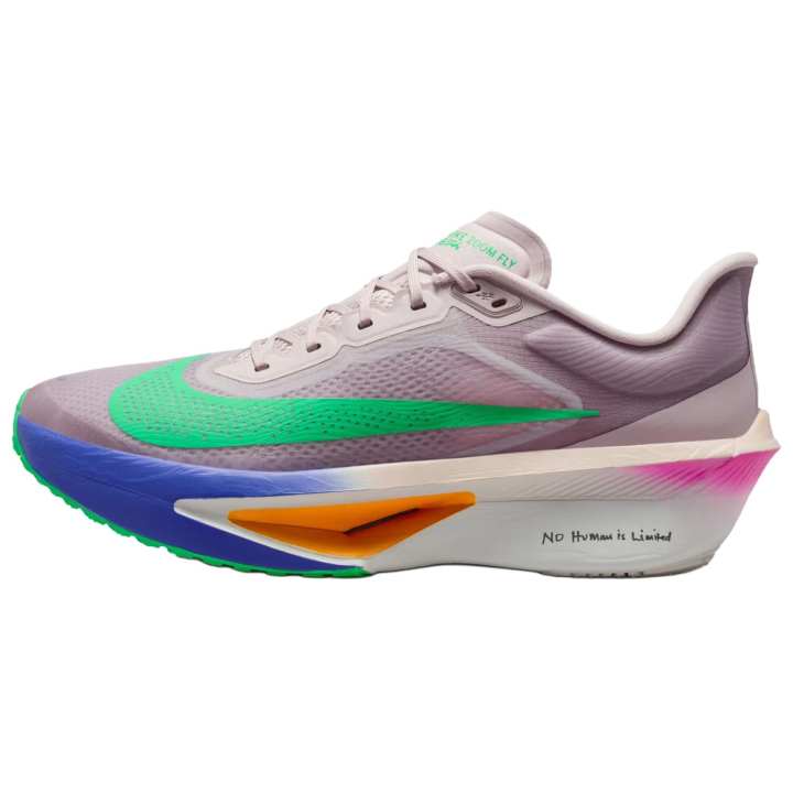 Nike Nike Zoom Fly 6 Carbon Plate Casual Marathon Running Shoes Unisex Gray Green
