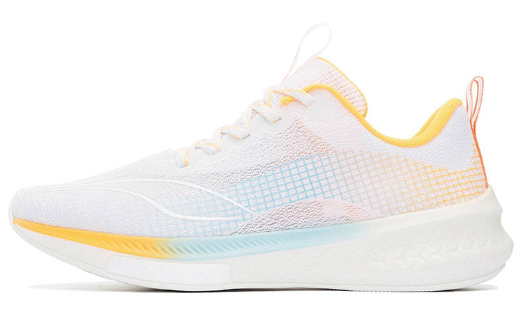 Li-Ning LiNing Red Hare 5 Pro Cushioning Anti-Slip And Wear-Resistant Low-Top Running Shoes Men's White Yellow