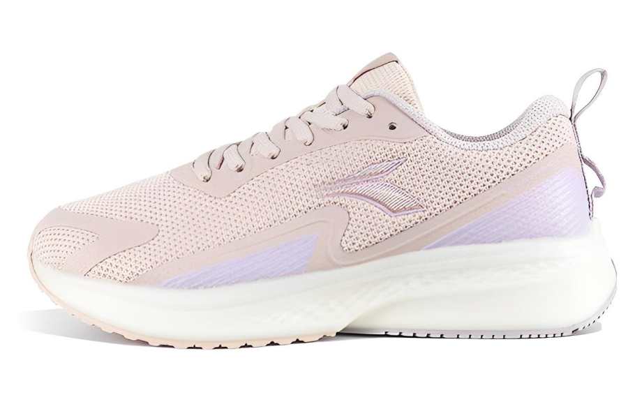 361° Fashion Leather Low top Running Shoes Women's Fresh Pink
