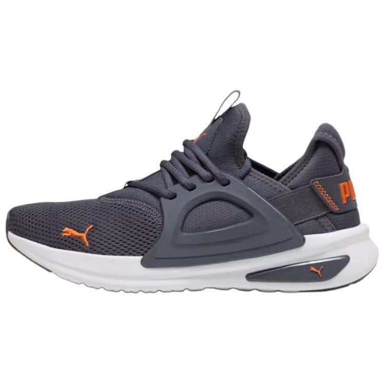 PUMA x ENZO Softride Enzo Evo Slip Resistant Abrasion Resistant Low top Running Shoes Unisex Gray Orange